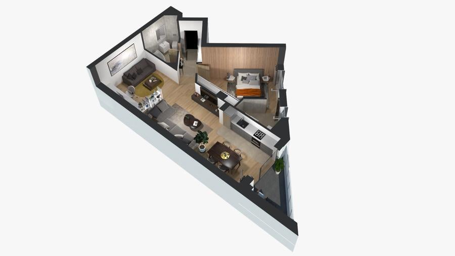 Apartament de vanzare 2 camere - La cheie - Bloc Nou - Dezvoltator Central