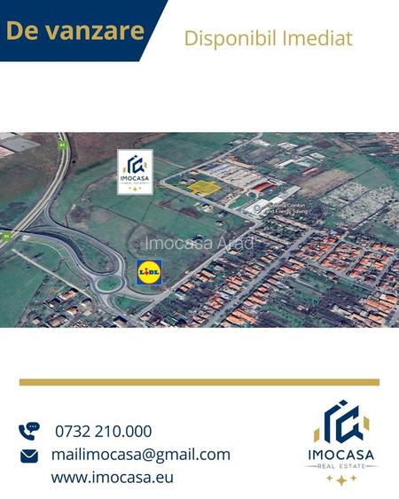 Oportunitate Teren intravilan P+4 de vânzare 3500 mp, utilități Arad - 4