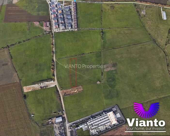 Comision 0% teren intravilan 4000 mpu zona industriala Vest - 3