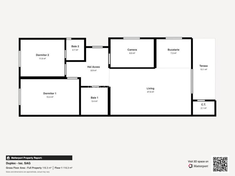Duplex pe parter în Șag, 3 dormitoare, 0% comision - 16