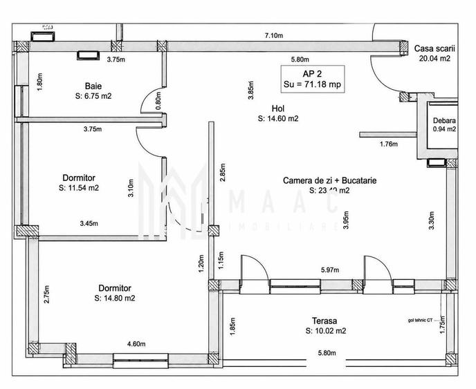 Apartament de vânzare Sibiu | 3 camere | terasă 10 mp