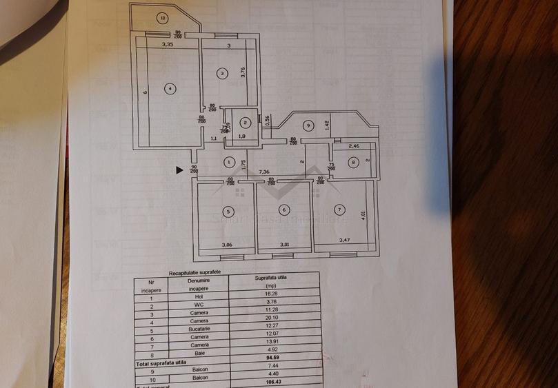 Apartament 4 camere Esplanada Nicolina etaj 1