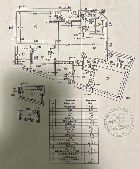 APARTAMENT 3 CAMERE, STR. TUDOR ARGHEZI