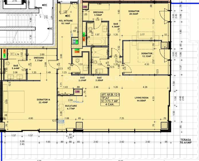 Etaj 12 | Tavane 3.5 m | Terasă generoasă - 13