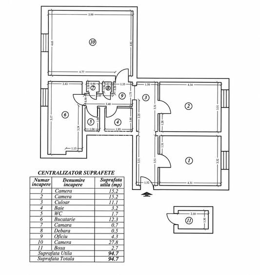 Vanzare 3 camere Vatra luminoasa| 92 mp + boxă| Renovare integrală - 36
