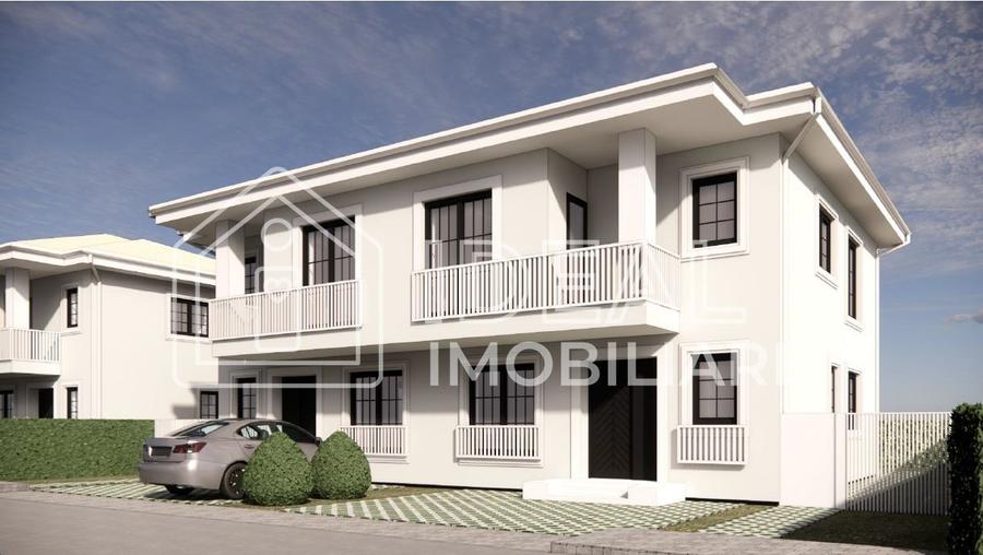 Duplex elegant cu 4 camere, curte și loc de parcare – design modern, Șura Mică