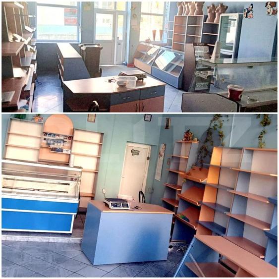 Spatiu Comercial cu apartament de 2 camere la etaj 300mp, Bezdead.