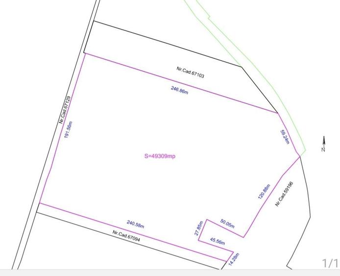 Teren intravilan 49309 mp - sos. De Centura pentru Parcuri Logistice si Hale