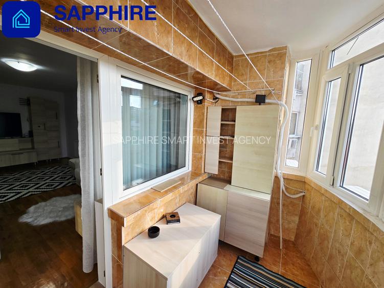 Apartament 2 camere rond Piața Alba Iulia, centrală proprie, mobilat și utilat - 11