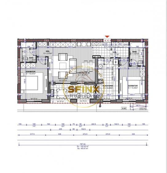Apartament 3 camere | Finisaje premium | 2 parcări | Tunari -Pipera