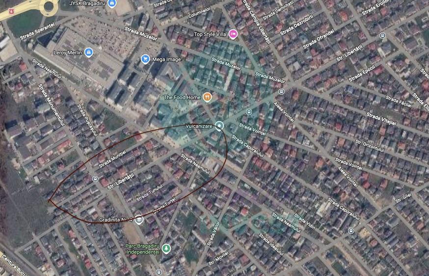 Teren 384 mp | P+2+M | Toate utilitățile | Bragadiru – Zona Libertății