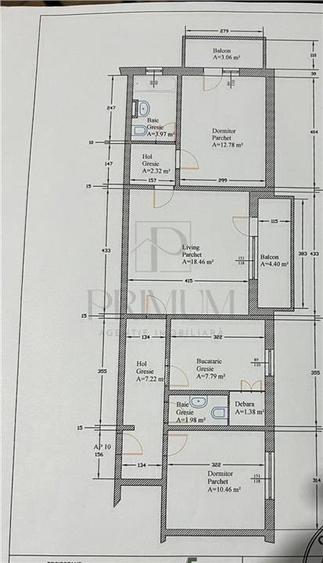 LIPOVEI - 3 CAM - ETJ.2 - 2 BAI - 2 BALCOANE - ANVELOPAT - ZONA EXCELENTA ||