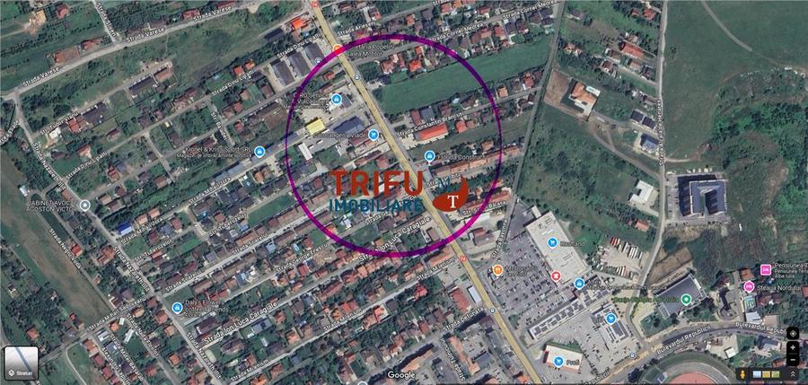 Teren intravilan 2600 mp de vanzare pretabil constructie P+3 cu toate utilitatil