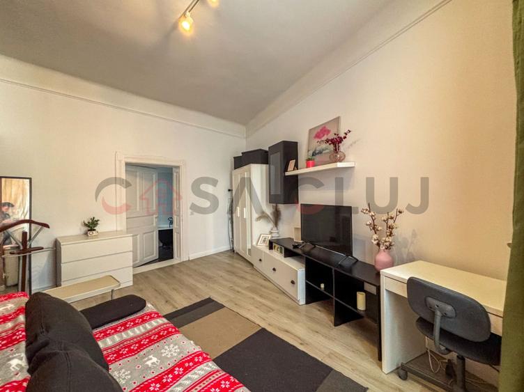 Studio langa Parcul Feroviarilor cu gradina proprie