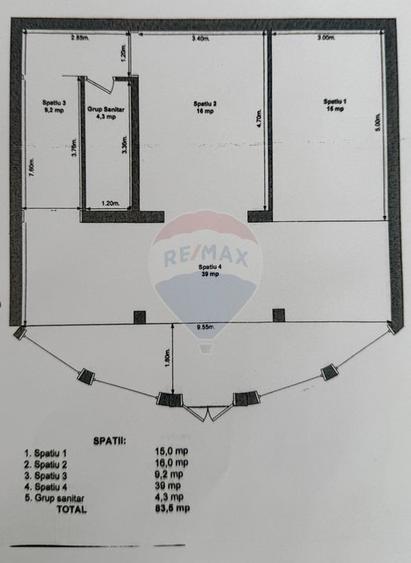 Spațiu comercial | 83 mp | Vanzare | Alba Iulia | comision 0%
