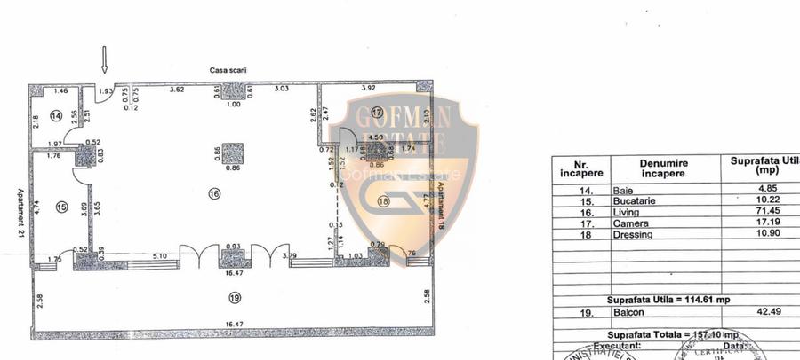 3 camere Premium Mamaia Lake Boutique 157mp terasa 42mp et 3 lift, 2 loc parcare - 12