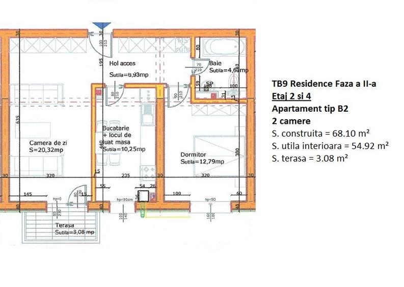 TB9 Residence | Faza a 2-a | 2 cam tip B2 | 0% comision