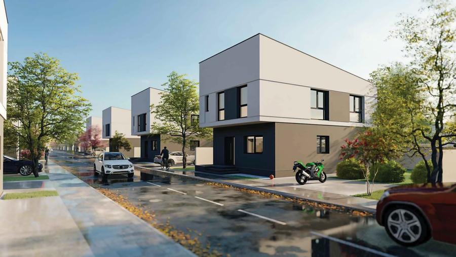 VILA INDIVIDUALA CU GRADINA SI FINISAJE MODERNE | TUNARI