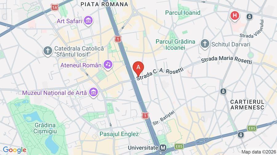 Apartament 2 Camere Magheru-Ateneu | Imobil fără Risc Seismic| Mobilat