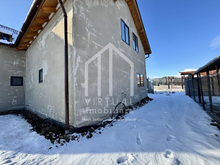 Casa cu 4 camere, 126mp utili, 200mp teren, toate utilitatile