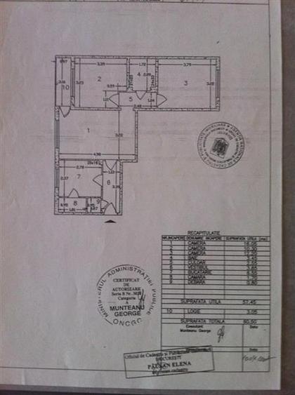 Dorobanti-Capitale, apartament 3 camere, parter