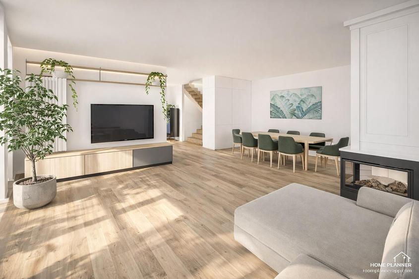 Casă individuală modernă – 4 camere ,124 mp utili , Teren 310 mp – Cristian