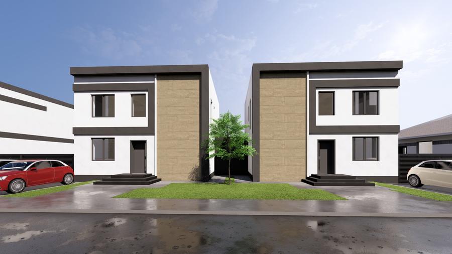 Casă elegantă cu 5 camere – P+1E – Tunari | Proiect nou exclusivist