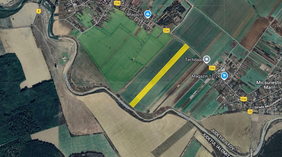Ocazie! Cel mai bun pret! 1.5 ha, lot teren localitatea Nuci, Ilfov
