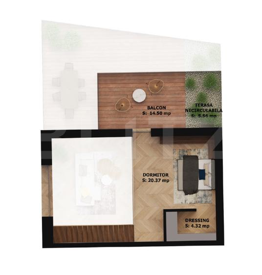 Apartament imens 2 camere cu 2 balcoane mari – EAS Residence