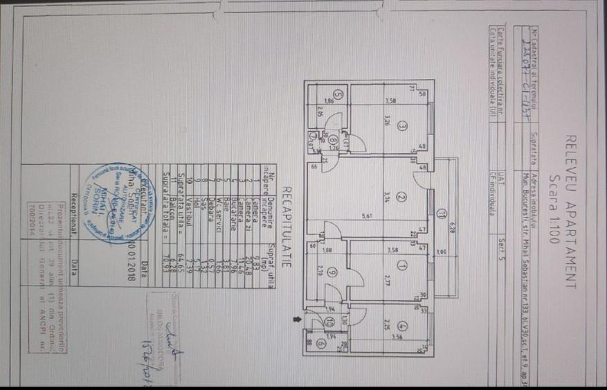 Apartament 3 camere semidecomandat - Mihail Sebastian133