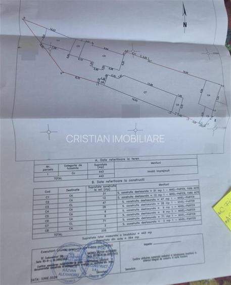 2 corpuri de casa cu teren 443 mp, deschidere 10 m, Kaufland - Dorobanti - 18