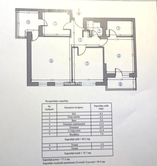 Apartament 3 Camere 2 bai|Pipera Voluntari|2 Balcoane|Mobilat