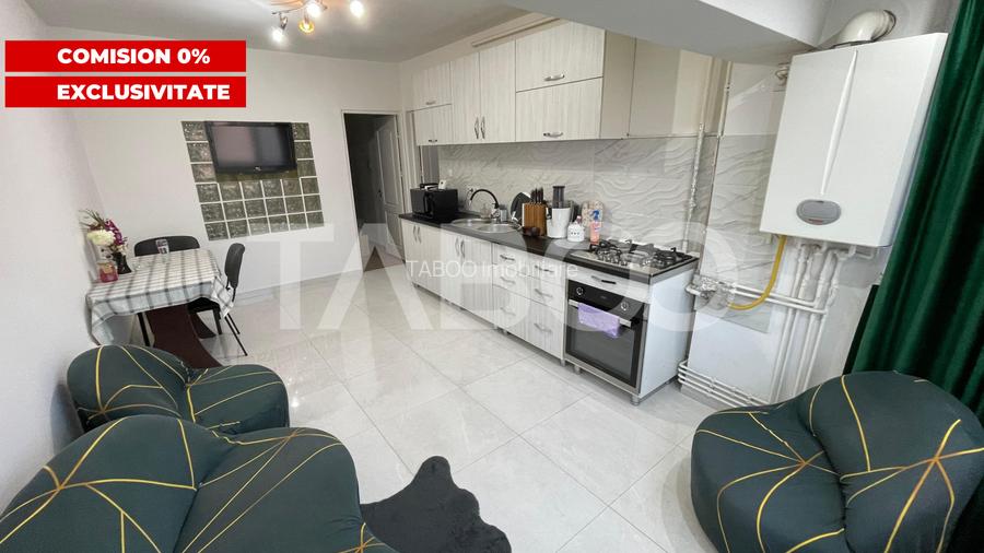 Apartament 4 camere  Comision 0 % modern mobilat zona Terezian Sibiu - 3