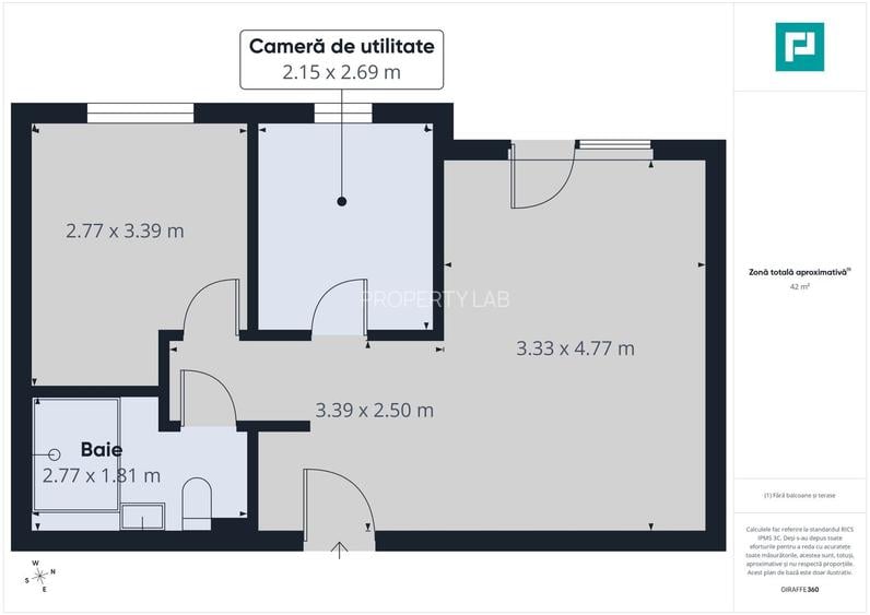 Apartament 2 camere în bloc nou, Gradiște - 7