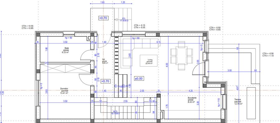 Casa tip duplex de 5 camere,120 mp utili, gradina, Zona Tautului