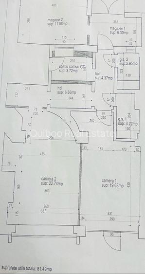 Spatiu comercial, 2 intrari, 82 mp, Noua - 13