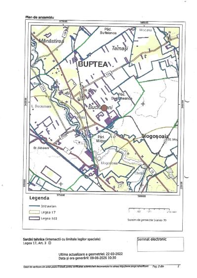 Teren intravilan de vânzare în Buftea, lângă A0 – ideal pentru hale industriale - 2