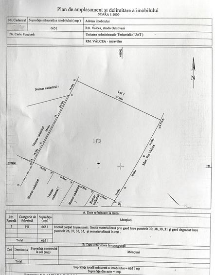 Teren Ostroveni, 6.651 mp, ideal pentru proiect de agrement sau parc de distracț