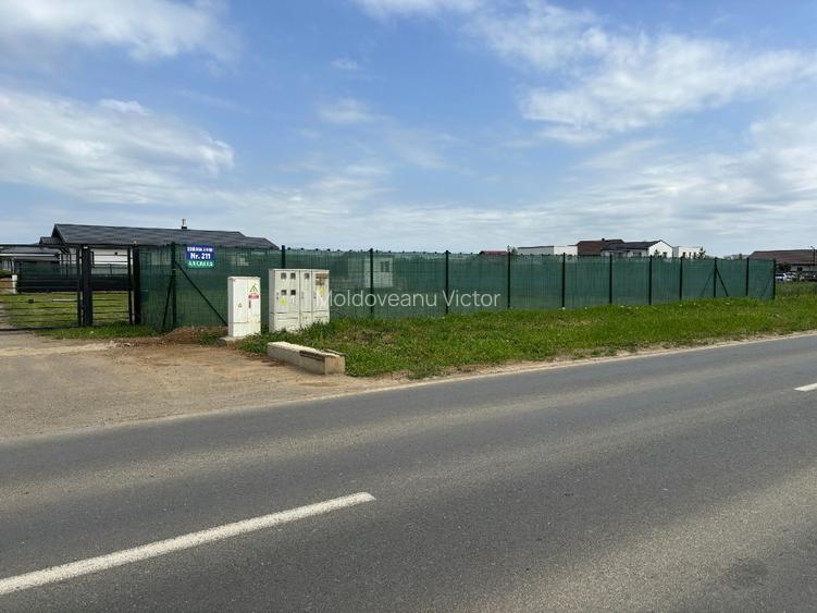 Teren 883 mp la Șoseaua Unirii Balotesti - Utilități - 27m deschidere la sosea. - 6