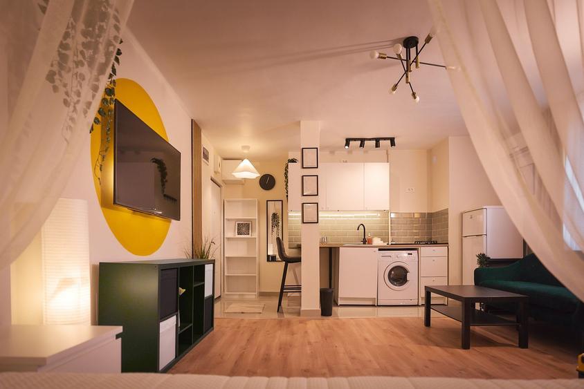 Studio open-space 30 mp | Design premium | Complet renovat |