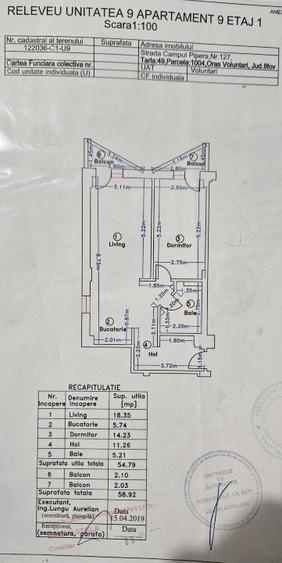 Apartament 2 camere transformat în 3 | Bloc 2019 cu lift | Mobilat & utilat