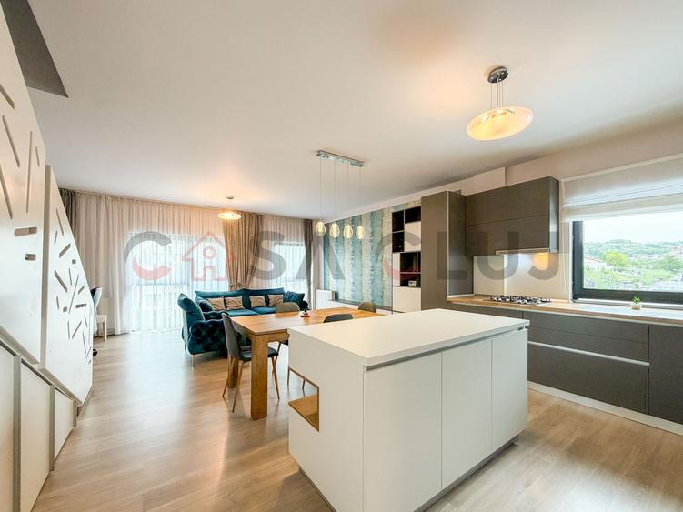 Apartament pe 2 niveluri, la cheie, Borhanci