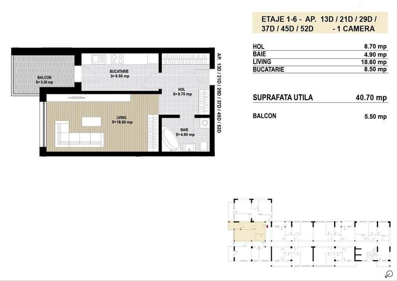 Garsoniera premium in ansamblu rezidential nou 2025.Discount pentru credit si pl