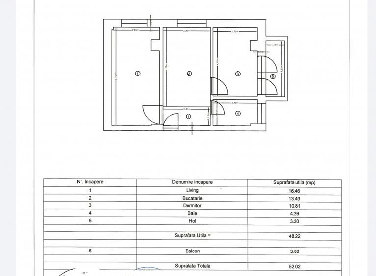Apartament 2 camere decomandat | 48mp | La cheie | Parcare | Manastur