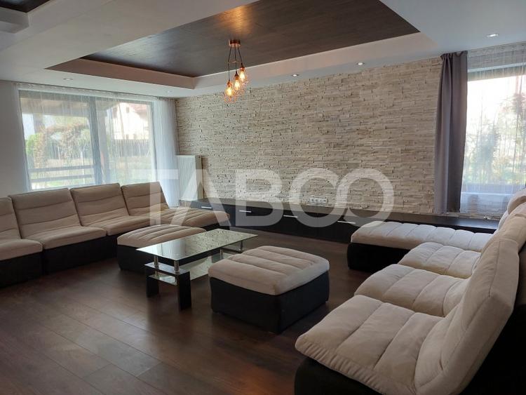 Casa de inchiriat cu 5 camere si 780 mp gradina langa padure in Sibiu