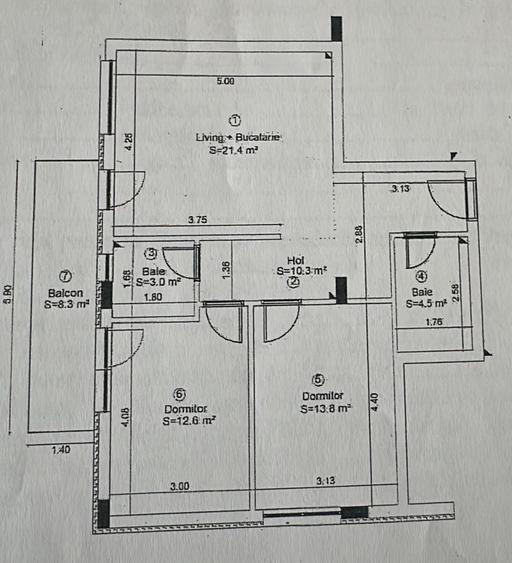 Apartament 3 camere| 66mp| LIFT| 2 PARCARI INCLUSE| strada Fagului