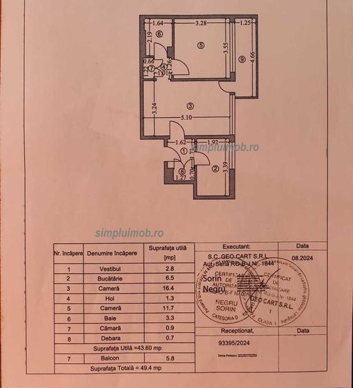 Apartament 2 camere Campia Libertatii  IOR METROU TITAN