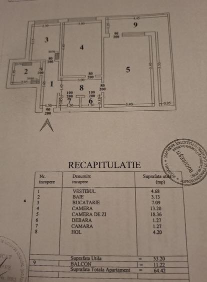 Apartament 2 camere, 64 mp, Titan – Metrou 1 Decembrie 1918 | Mobilat și utilat