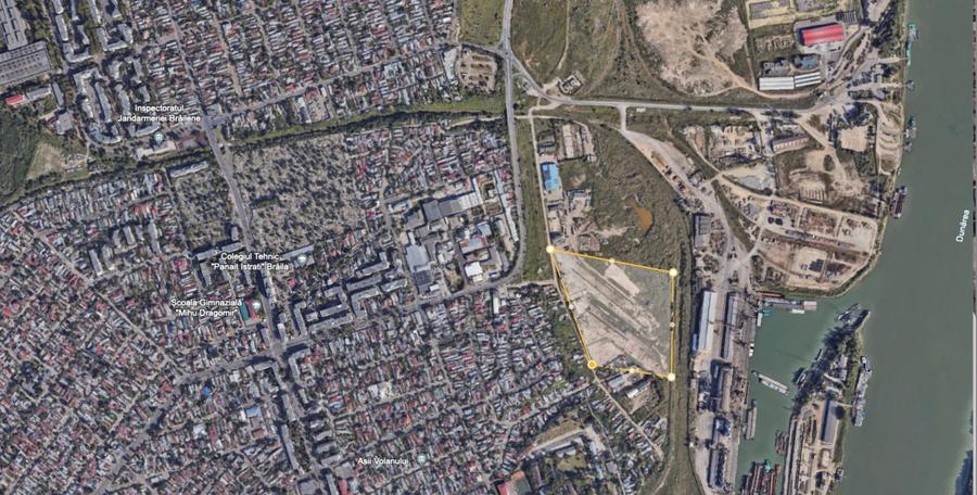 Teren de vanzare integral sau parcelat BRAILA, 63.000 mp, intravilan