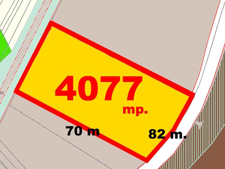 TEREN Intravilan 4077 mp. Asfalt Gard Parcare Utilitati Hala si Birouri 450 mp.